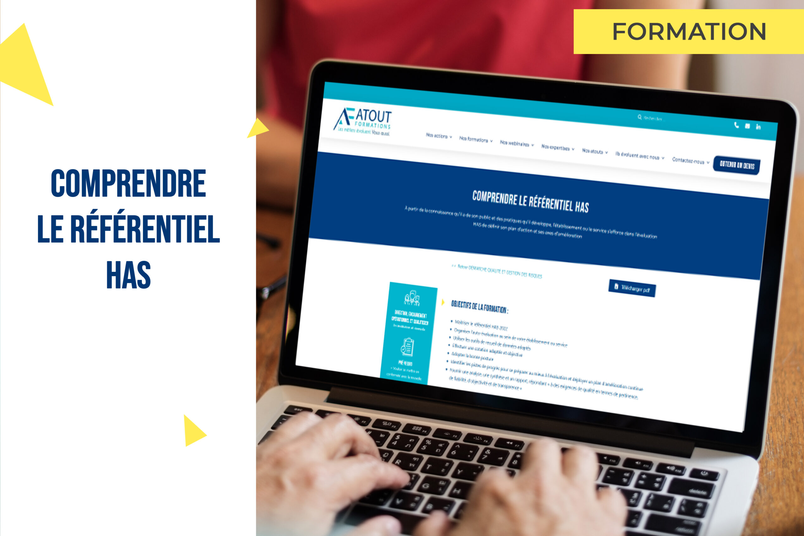 photo formations référentiel HAS atout formations